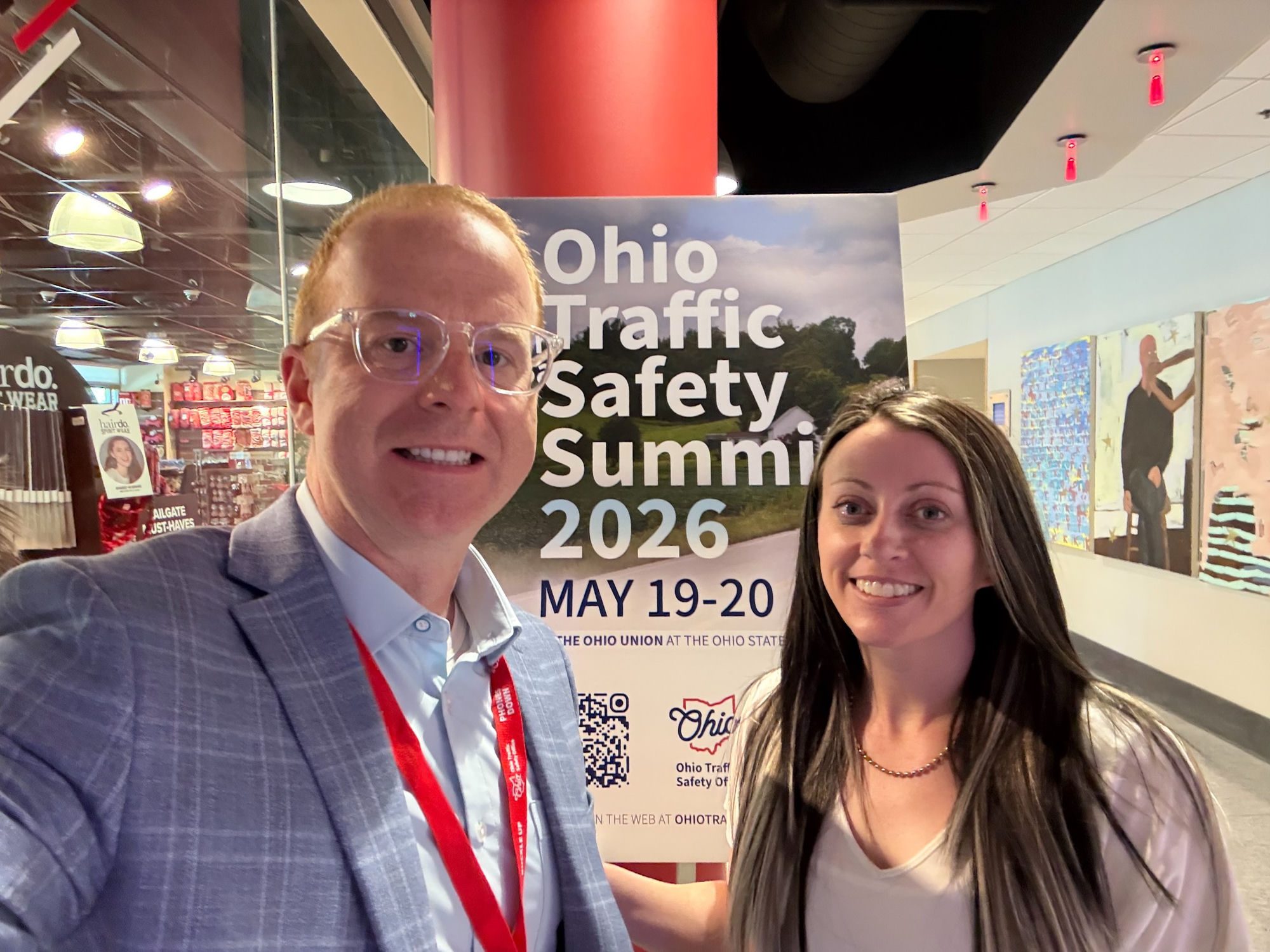 John and Melodie Whitacre at the Ohio Traffic Safety Summit